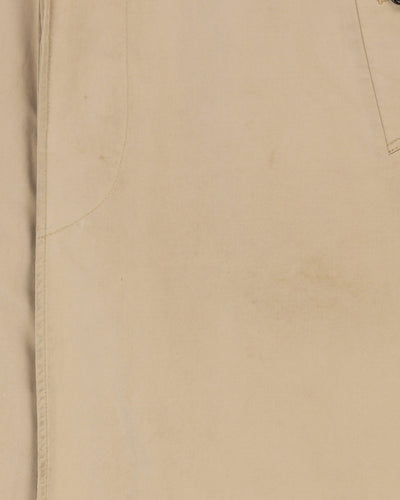 Burberrys' Beige Nova Check Trench Coat - M