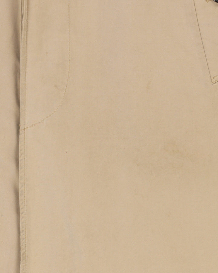 Burberrys' Beige Nova Check Trench Coat - M