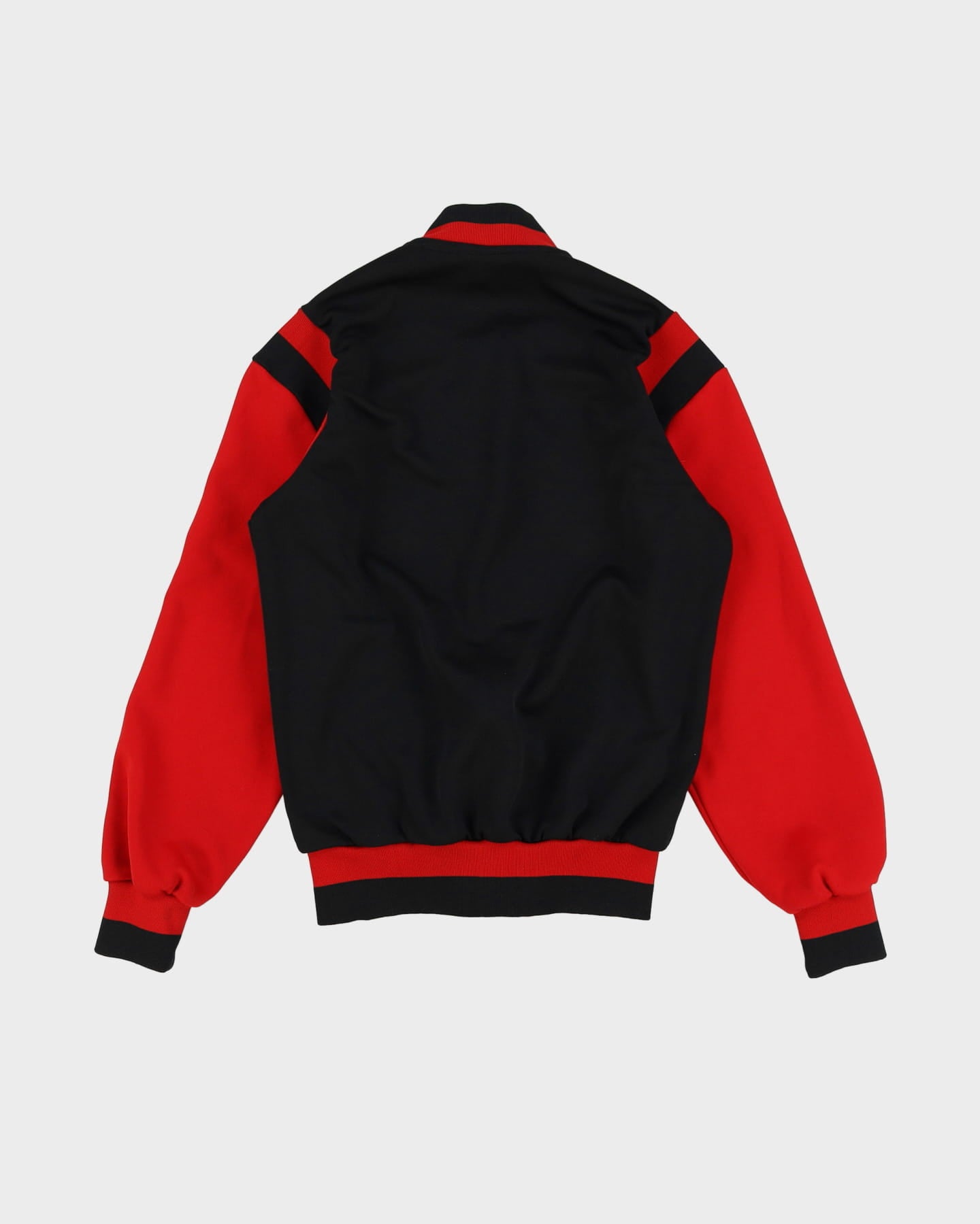 Vintage 90s Adidas Black / Red Track Jacket - S