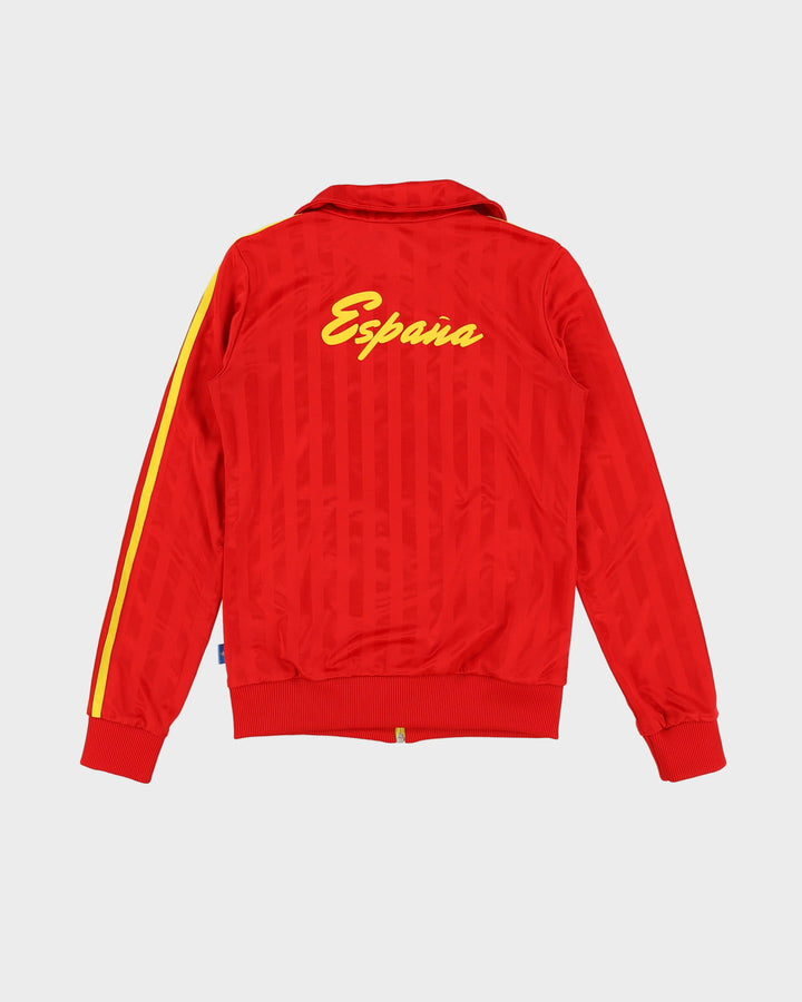 00s Adidas Spain Red Yellow Track Jacket S