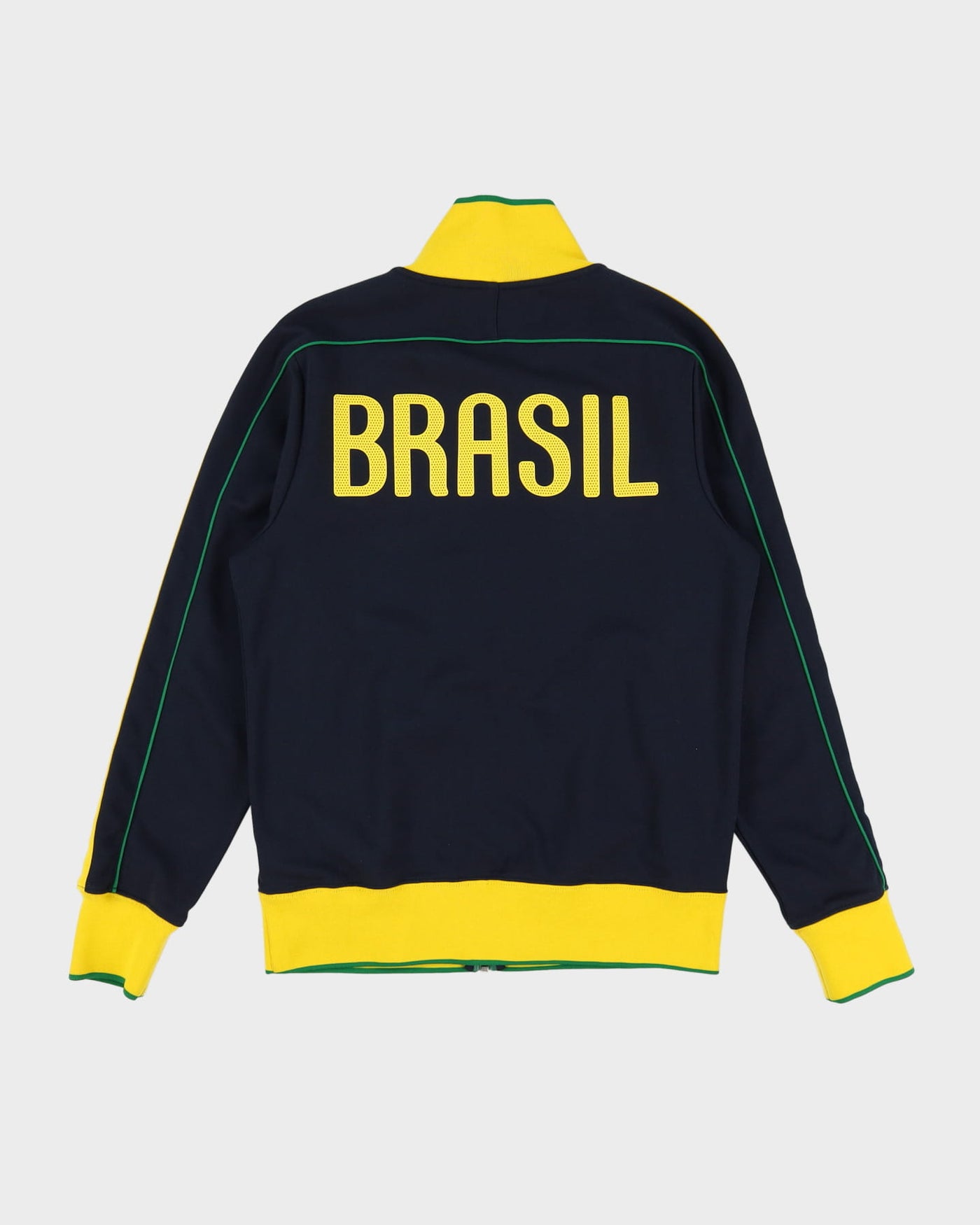 00s Nike Brazil Navy / Yellow Track Jacket - S