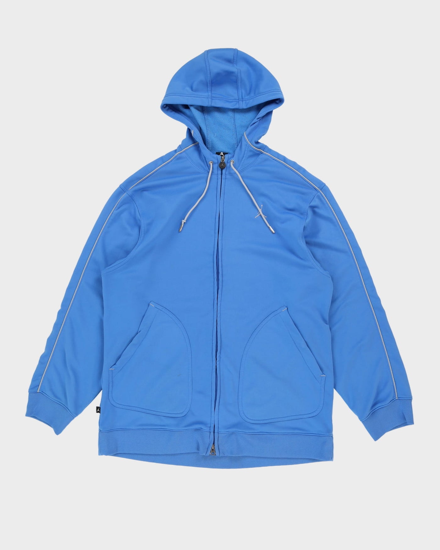 00s Jordan Blue Hooded Track Jacket - XL