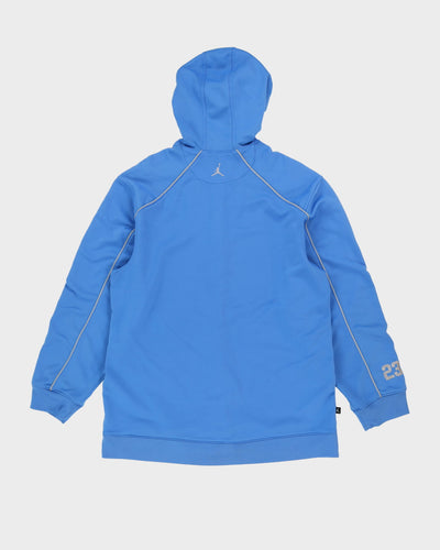 00s Jordan Blue Hooded Track Jacket - XL
