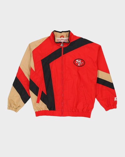 San Francisco 49ers NFL Starter Pro Line Red Windbreaker Jacket - L