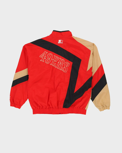 San Francisco 49ers NFL Starter Pro Line Red Windbreaker Jacket - L