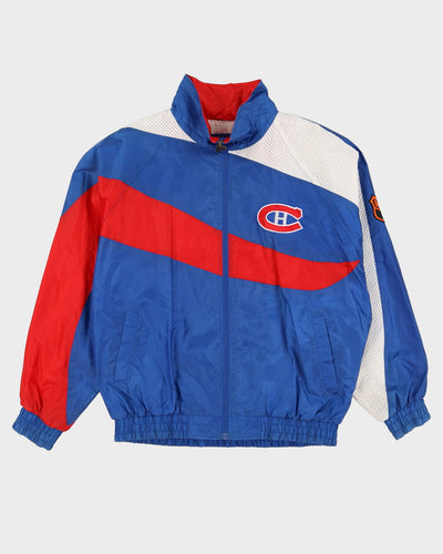 Montreal Canadians NHL Pro Player Blue Windbreaker Jacket - L