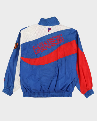 Montreal Canadians NHL Pro Player Blue Windbreaker Jacket - L