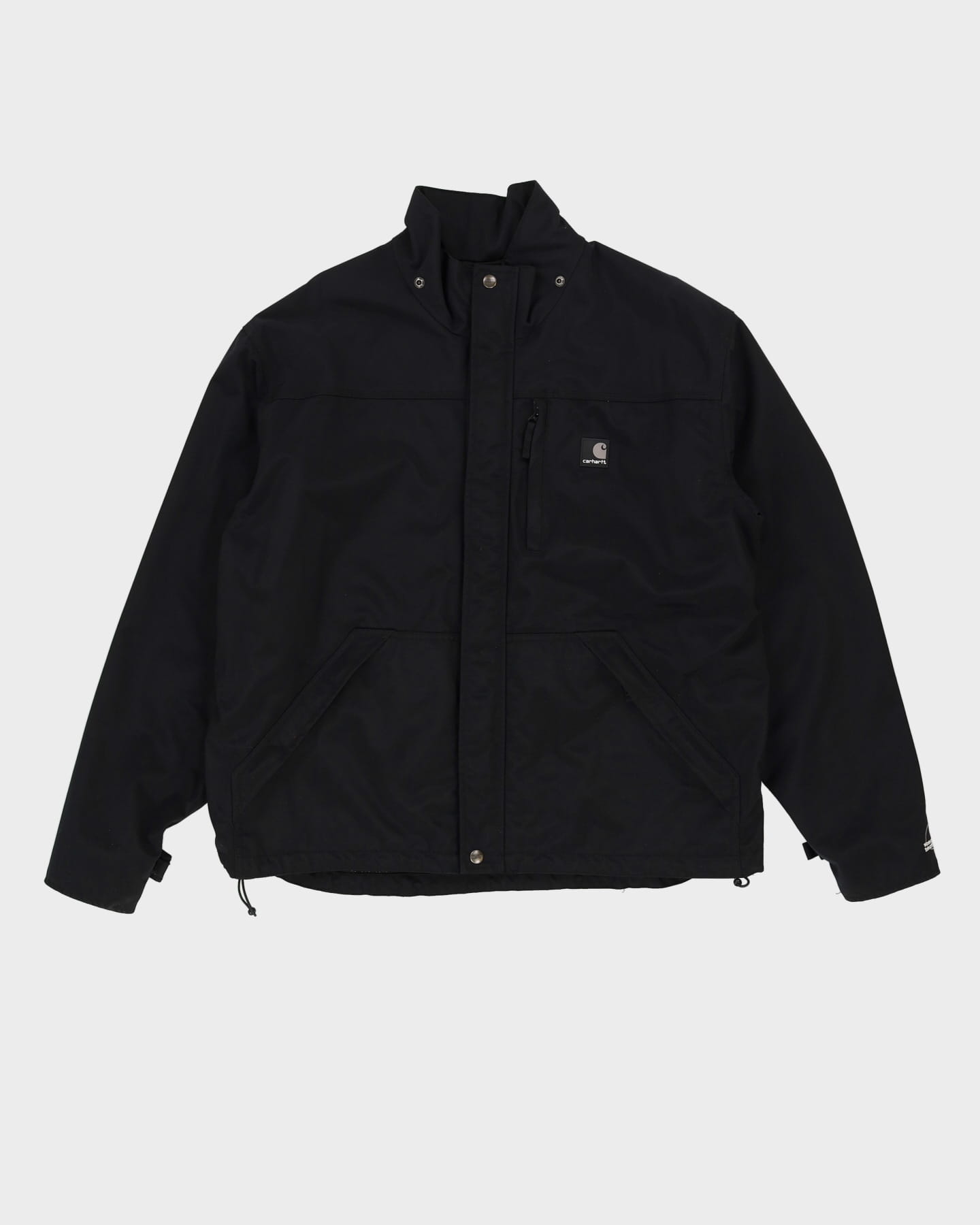 Carhartt Black Full-Zip Padded Windbreaker Jacket - L