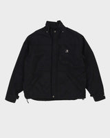 Carhartt Black Full-Zip Padded Windbreaker Jacket - L