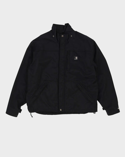 Carhartt Black Full-Zip Padded Windbreaker Jacket - L