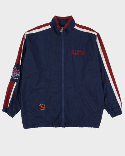 1998 NHL All Star Game Starter Navy Full Zip Windbreaker - XL