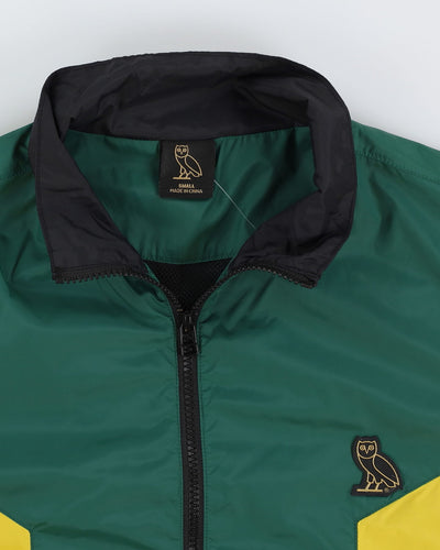 OVO Octobers Very Own Green / Yellow Kingston 'In My Feelings' Windbreaker - S