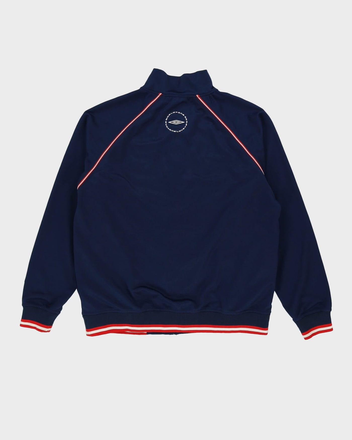 00s Umbro England Navy Track Jacket - XL / XXL