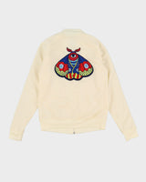 Adidas Embroidered Third Eye Cream Track Jacket - XS