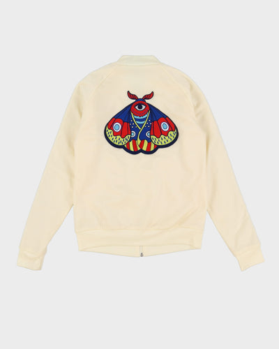 Adidas Embroidered Third Eye Cream Track Jacket - XS