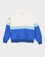 80s BMW Racing Full Zip Windbreaker Jacket - XL
