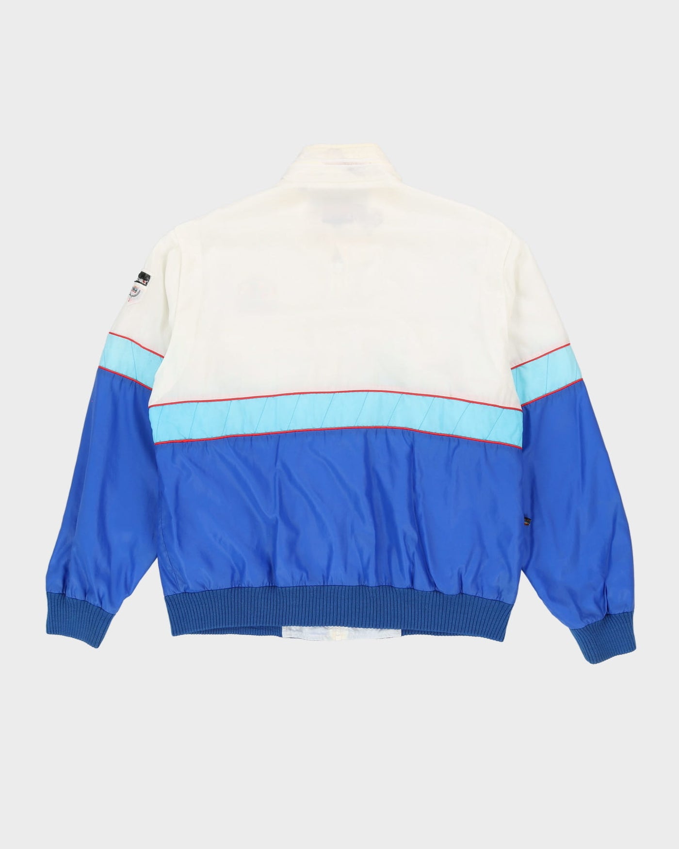 80s BMW Racing Full Zip Windbreaker Jacket - XL