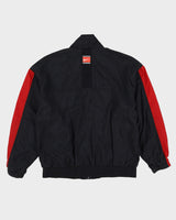 00s Nike Black Deutscher Els-Hockeybund Windbreaker Jacket - L
