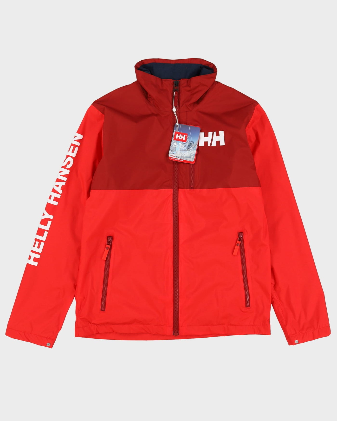 Deadstock With Tags Helly Hansen Red Hooded Anorak Jacket - L