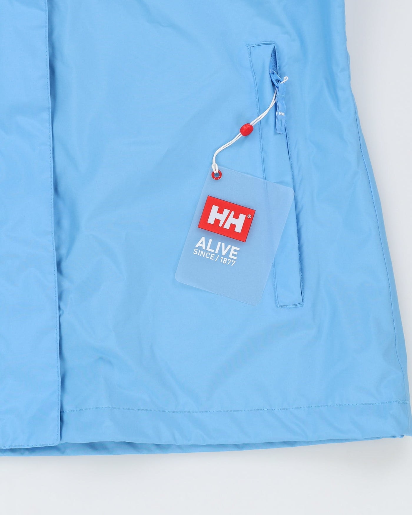 Deadstock With Tags Helly Hansen Blue Hooded Anorak Jacket - L