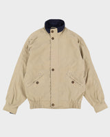 Vintage 90s Hardy Amies Beige Harrington / Bomber Jacket - M