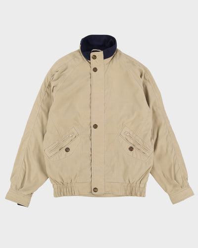 Vintage 90s Hardy Amies Beige Harrington / Bomber Jacket - M