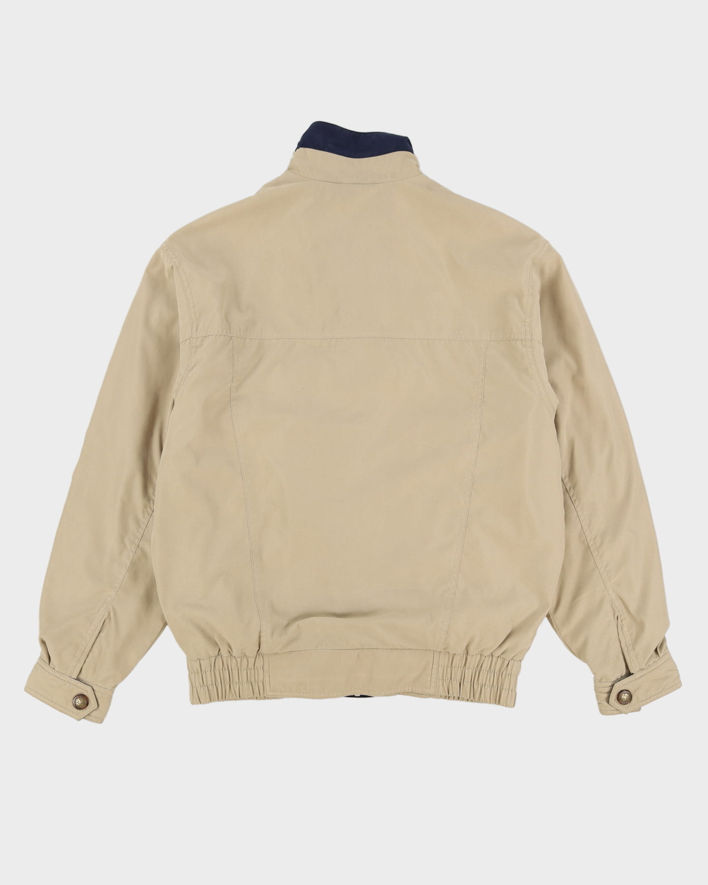 Vintage 90s Hardy Amies Beige Harrington / Bomber Jacket - M