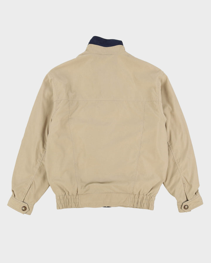 Vintage 90s Hardy Amies Beige Harrington / Bomber Jacket - M