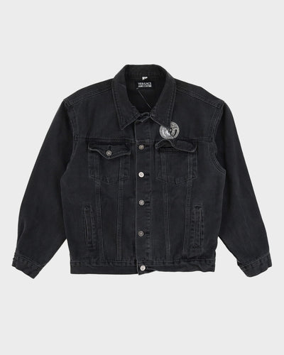 Versace Jeans Couture Black Denim Jacket - L