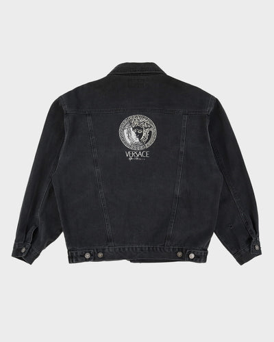 Versace Jeans Couture Black Denim Jacket - L
