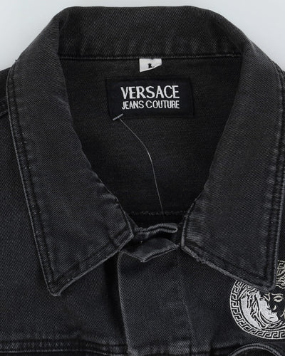 Versace Jeans Couture Black Denim Jacket - L
