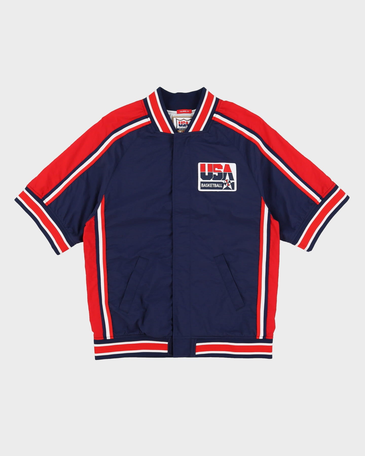 Scottie Pippen Team USA Mitchell &amp; Ness Navy Basketball Warm Up Jacket - M