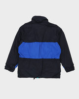 Vintage 90s Nike ACG Black / Blue Full-Zip Jacket - XL