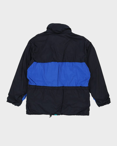 Vintage 90s Nike ACG Black / Blue Full-Zip Jacket - XL
