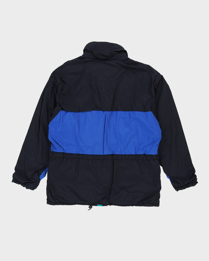 Vintage 90s Nike ACG Black / Blue Full-Zip Jacket - XL
