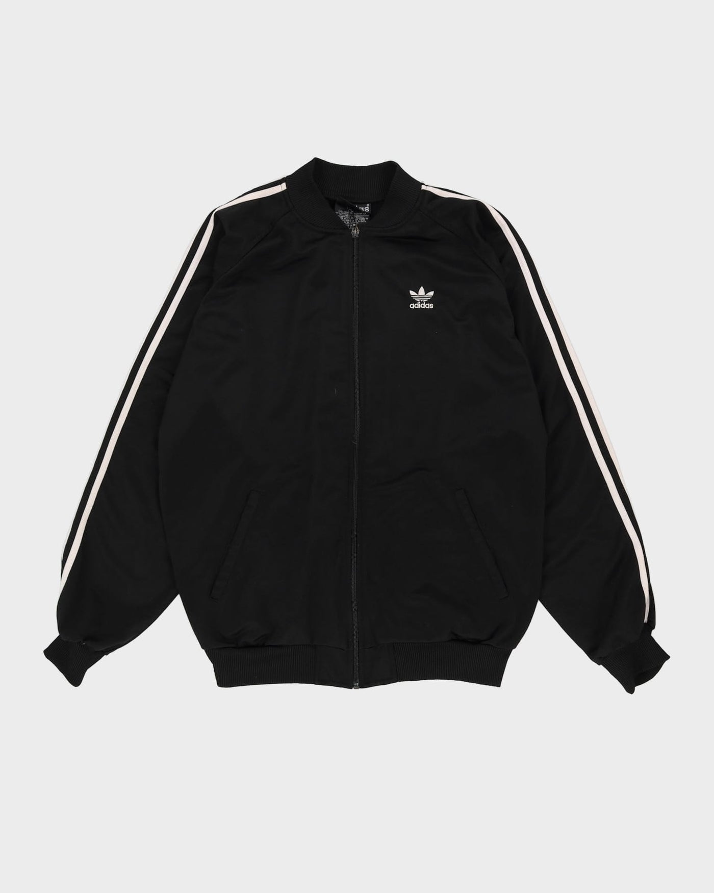 Vintage 90 Adidas Black Track Jacket - L