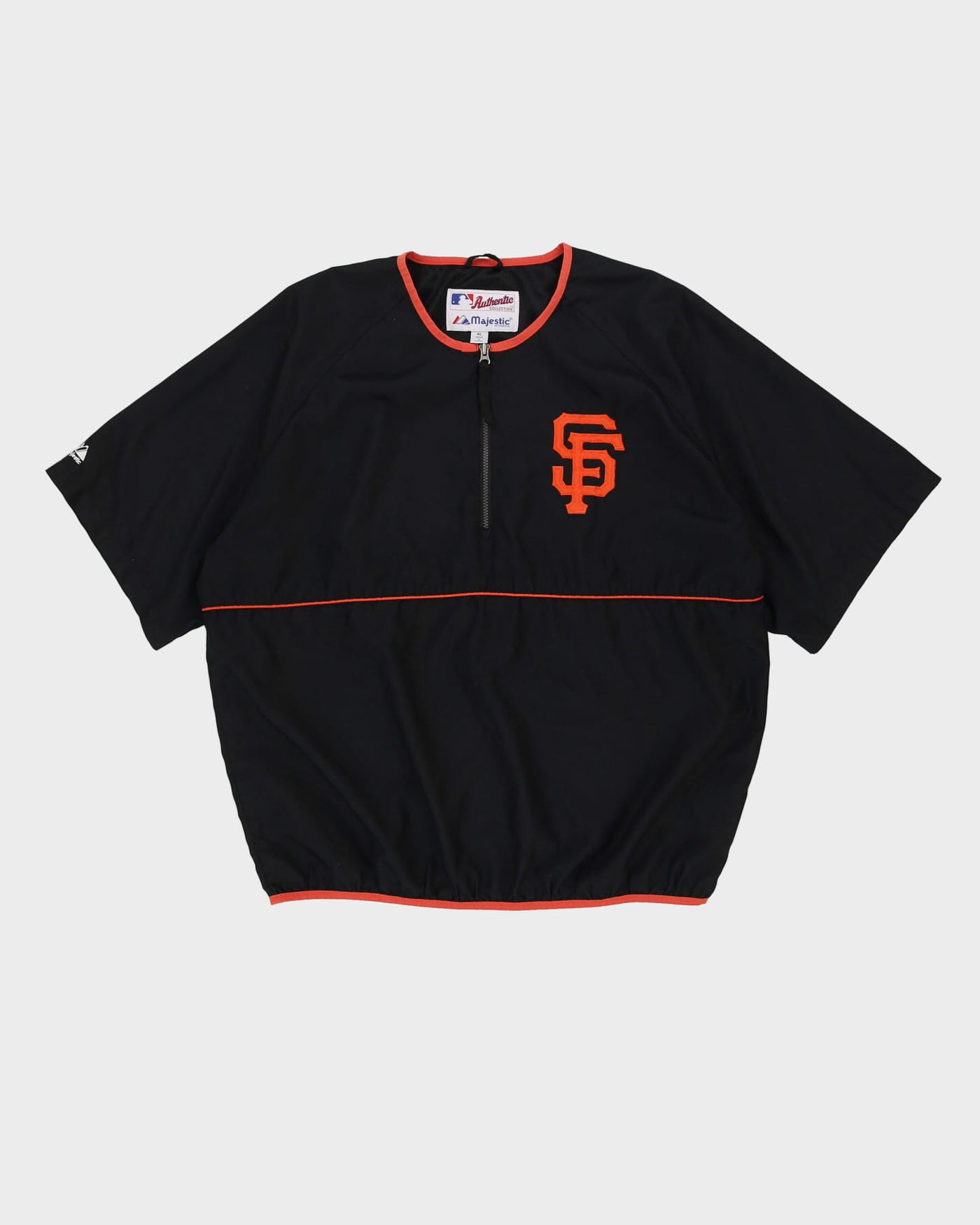 San Francisco Giants Quarter-Zip MLB Warm Up Jacket - XL