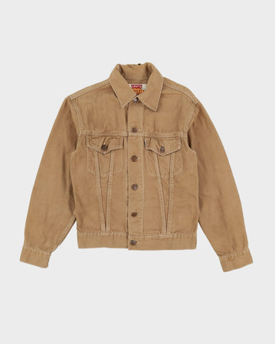 Vintage 90s Levi's Slim Fit Beige Denim Jacket - XS