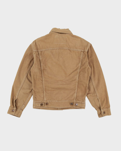 Vintage 90s Levi's Slim Fit Beige Denim Jacket - XS