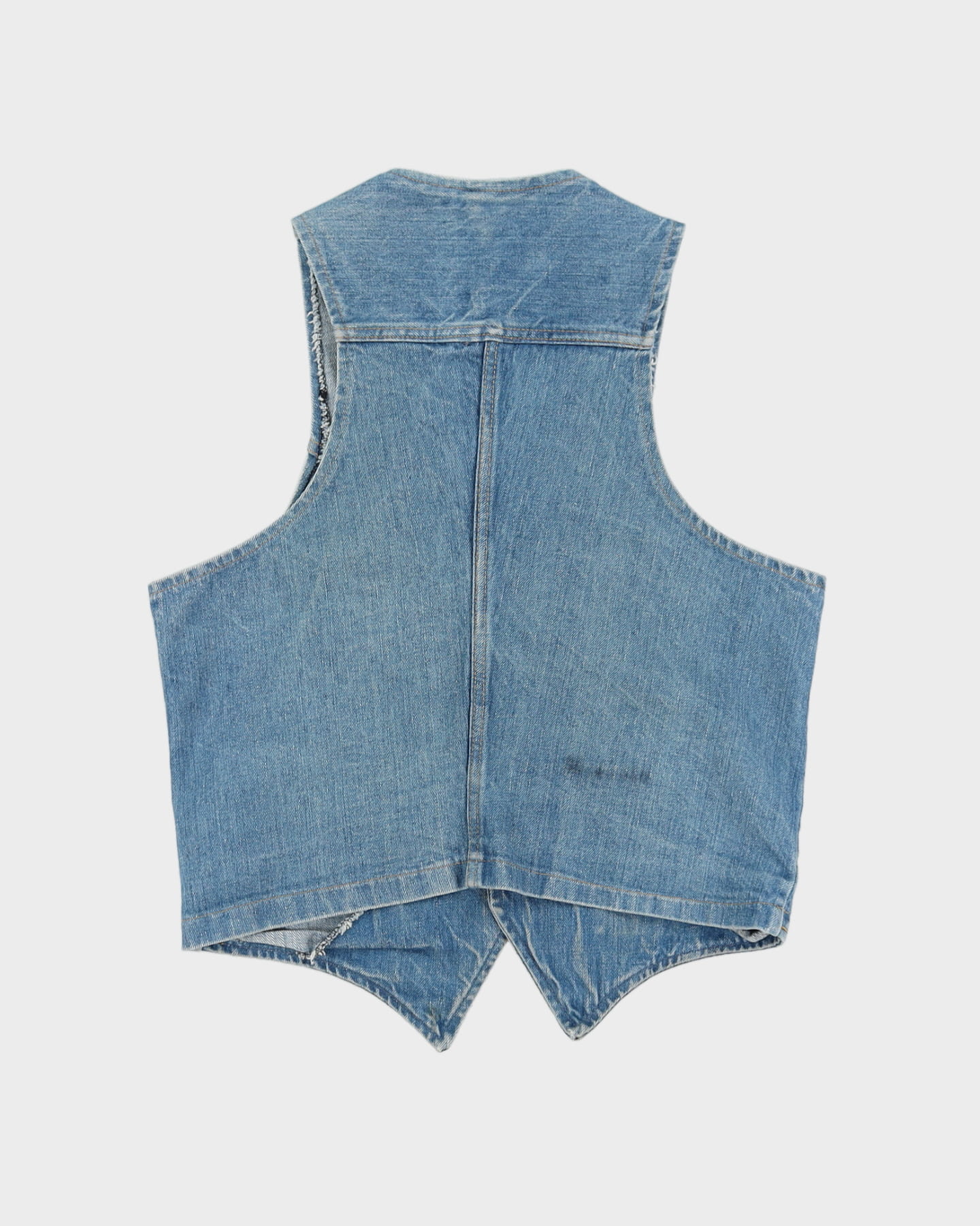 Vintage GWG 1970s Denim Waistcoat - S