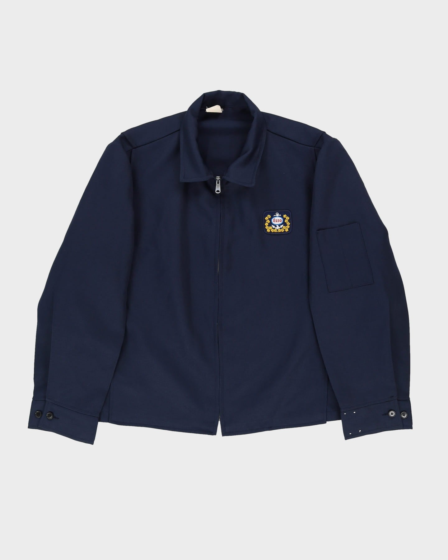 Vintage 80s Esso Navy Work / Bomber Jacket - XL