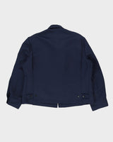 Vintage 80s Esso Navy Work / Bomber Jacket - XL