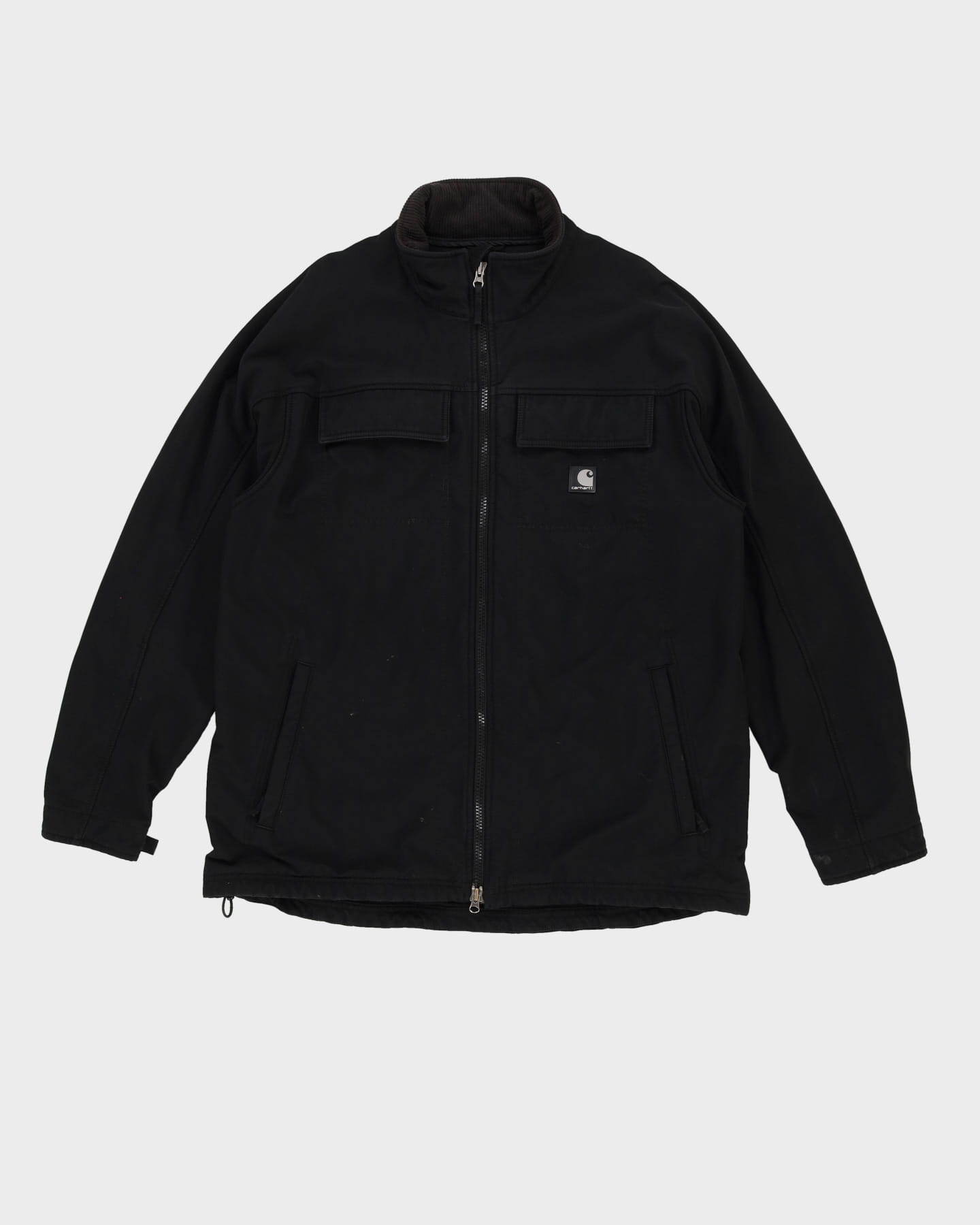 Carhartt Black Full Zip Windbreaker Jacket - XXL