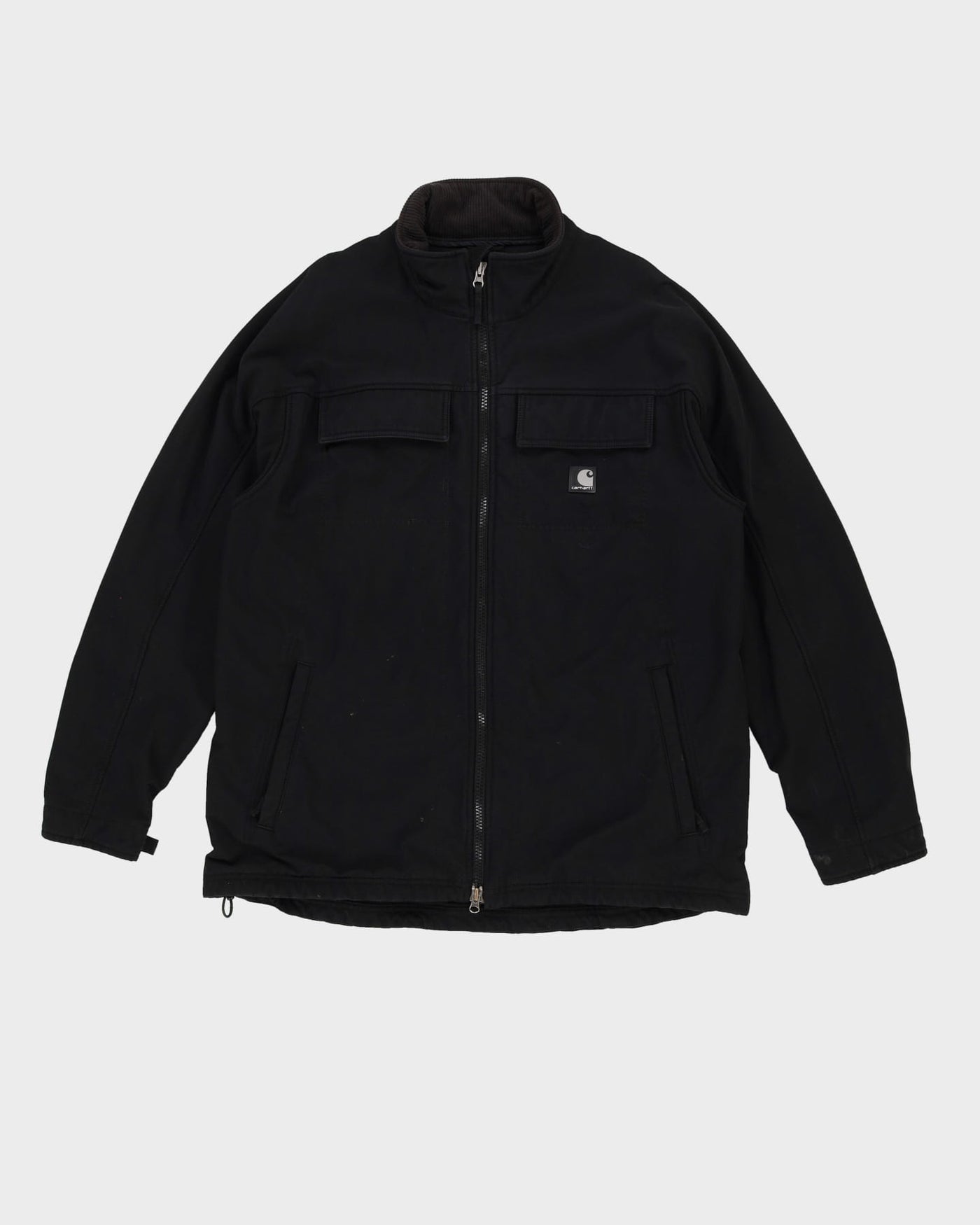 Carhartt Black Full Zip Windbreaker Jacket - XXL