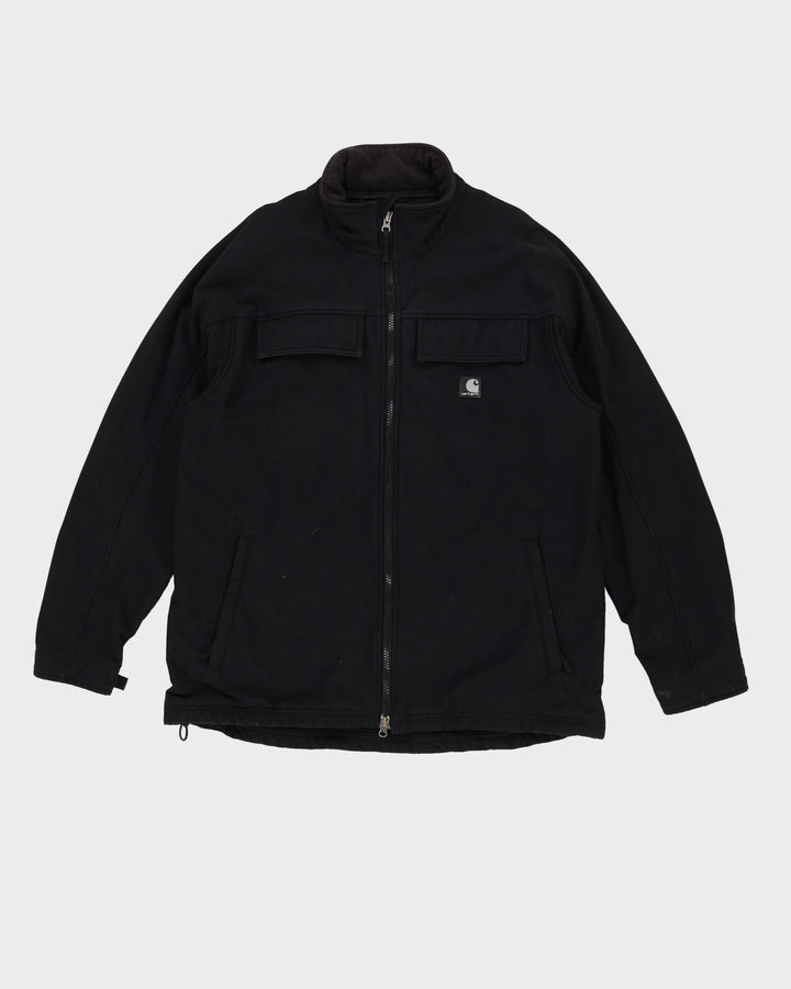 Carhartt Black Full Zip Windbreaker Jacket - XXL