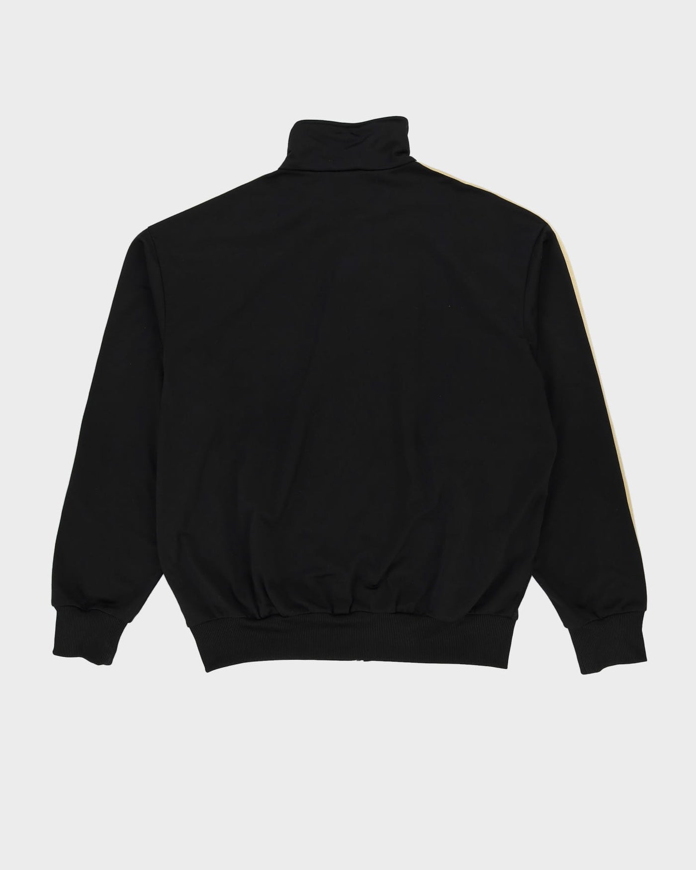 Adidas Black / Gold Striped Oversized Track Jacket - L