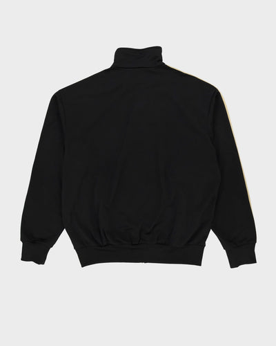 Adidas Black / Gold Striped Oversized Track Jacket - L