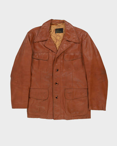 Vintage 70s Sears Leather Jacket - M / L