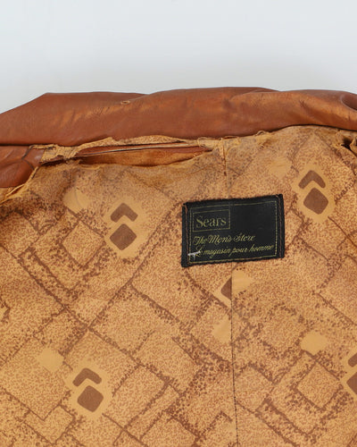 Vintage 70s Sears Leather Jacket - M / L
