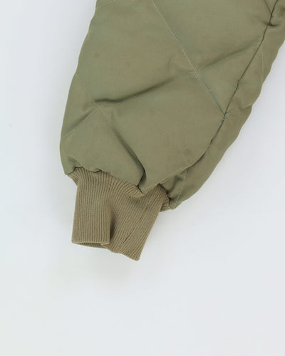 Vintage 70s Herter's Hudson Bay Virgin Goose Down Green Padded Jacket - M